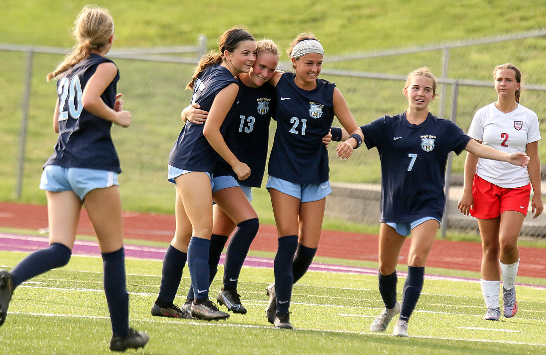 St. Dominic vs. Liberty girls soccer